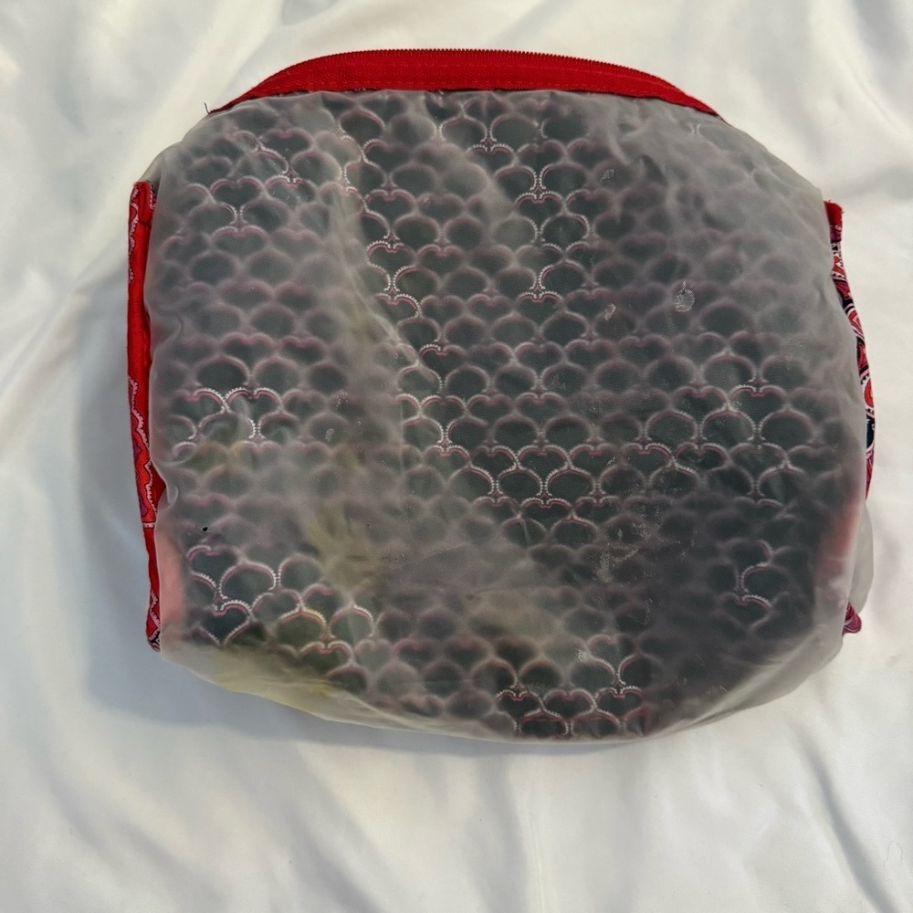 GUC Vera Bradley Quilted Lined Cosmetic Bag With Handle - Picture 14 of 14